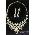 Shiny Glass Diamond Bridal Necklace and Earrings Sets/Fashion Jewelry/ Diamond Necklace Sets (XJW1698)